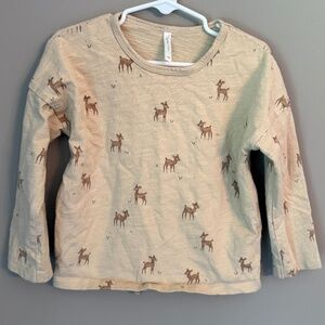 Rylee + Cru Long Sleeve Pant Set || Deer